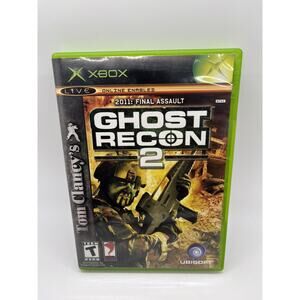 Ghost Recon 2 (Original Xbox) Black Label Cib Complete & Tested